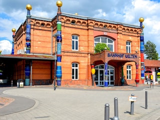 Hundertwasserbahnhof in der Hansestadt Uelzen
