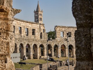 The colloseum in Pula