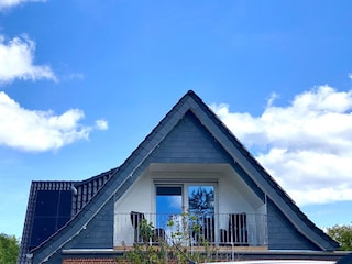 Die Loggia mit Blick auf die Schlei