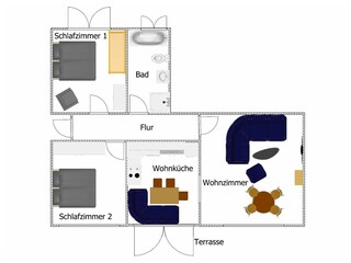 Appartamento per vacanze Lofer Pianta del piano 30
