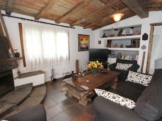 Wohnzimmer mit SAT/TV- Finca Romantica