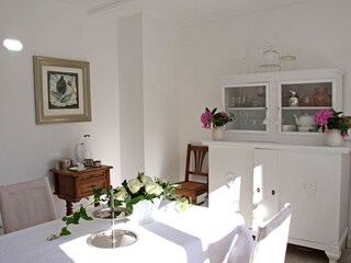 Der schöne Esszimmerbereich