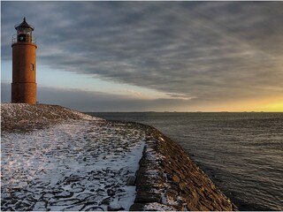 Leuchtturm der Hallig Langeneß