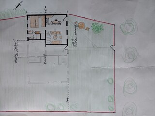 Grundriss der Ferienwohnung