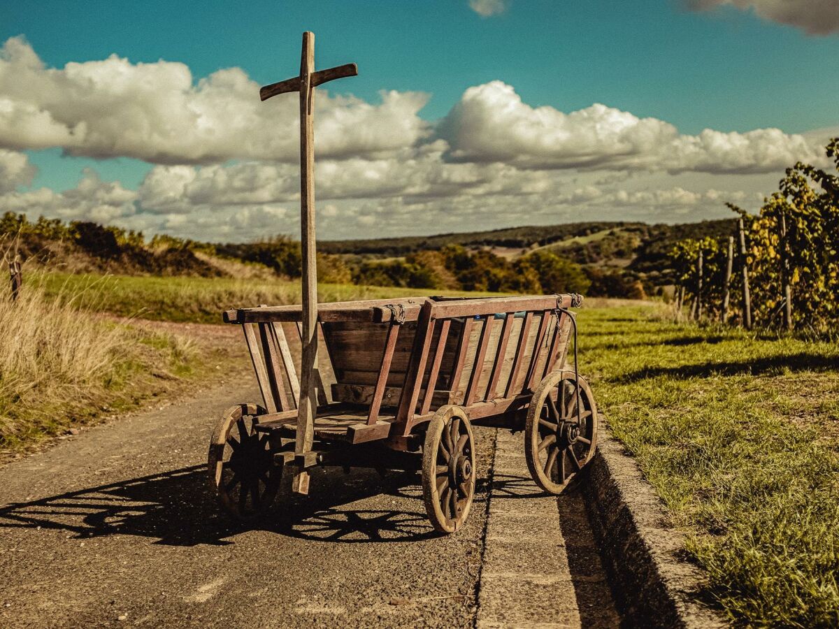 Mit dem Bollerwagen unterwegs