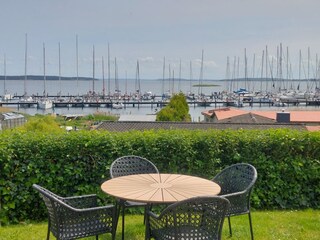 Garten mit Blick auf's Wasser