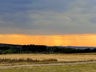Siebengebirge in der Ferne