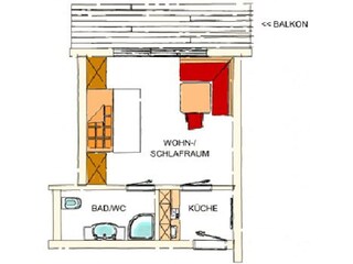 Vakantieappartement Rauris Grondplan 23