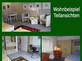 Wohnbeispiel Teilansichten