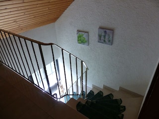 Treppenhaus von oben