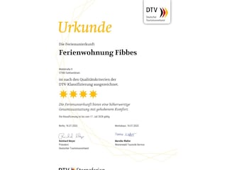 DTV-Urkunde