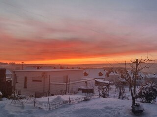 Sonnenuntergang im Winter