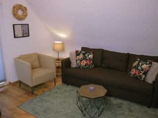 Ferienwohnung Auszeit - Wohnzimmer (2)