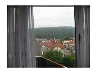 Aussicht vom Schlafzimmer