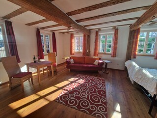 Sofa und Sitzgelegenheit