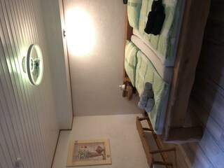 Doppelzimmer mit großem 2x2 m Bett ohne Fußende