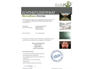 NaturKalk-System_Echtheitszertifikat