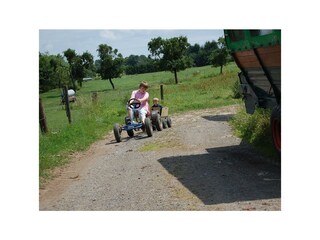 Berg-Gokarts Bauernhofurlaub aktiv
