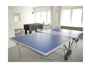 Spielzimmer Kicker Tischtennis