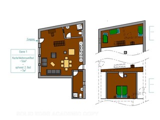 Grundriss Ferienwohnung ASKA
