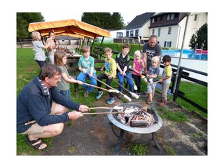 gemeinsames Grillen
