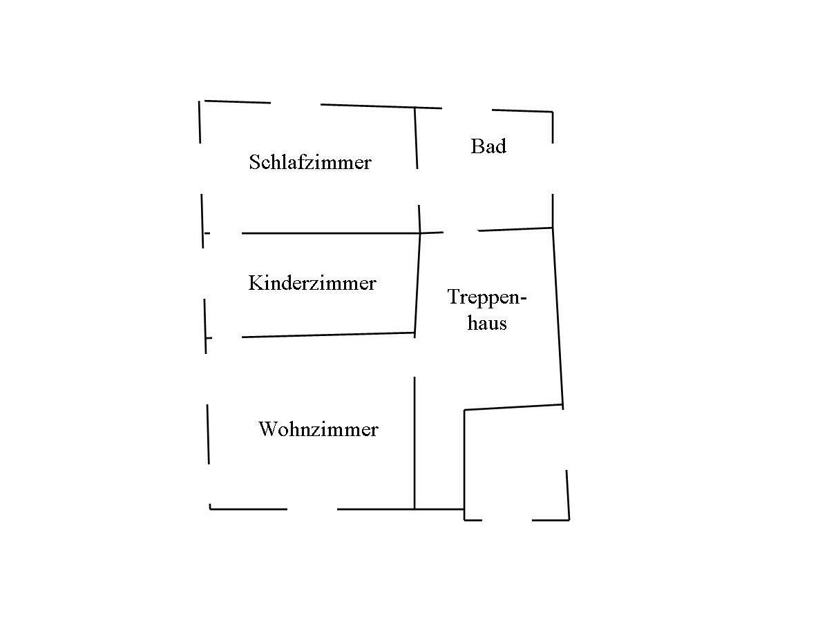 Grundriss 1 Etage