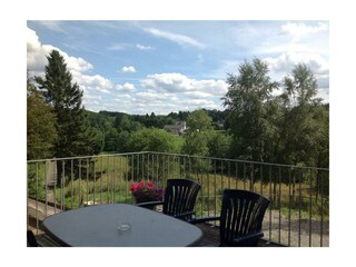Blick von der Terrasse - Haus Hubertus