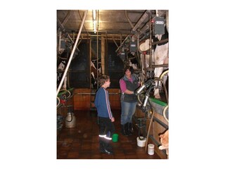 Fleißige Helfer der Bäuerin Christel