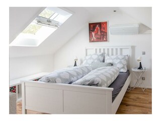 Schlafzimmer Studio im Dach