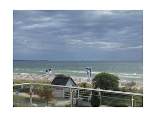 Strand gegenüber vom Strandhaus Haffkrug