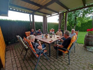 Überdachte Pergola
