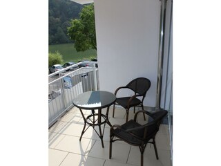 Teilansicht Balkon
