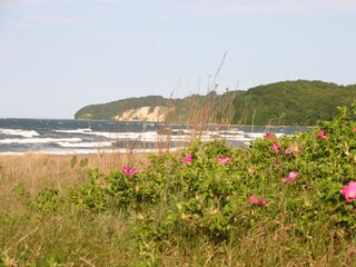 Blick über die Düne auf den Fischerstrand