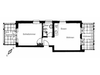 Grundriss der Wohnung Seeadler