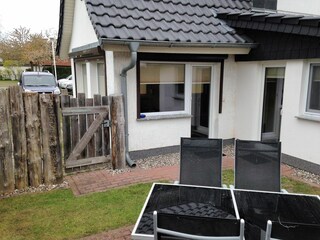 Sitzecke mit Eingang