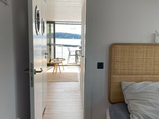 Schlafzimmer 1 Hausboot Fjord Schleiliebe Schleswig