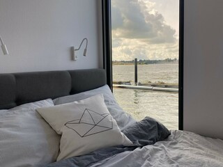 Schlafzimmer 2 Hausboot Fjord Schleiliebe Schleswig