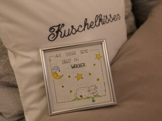 Details im Schlafzimmer