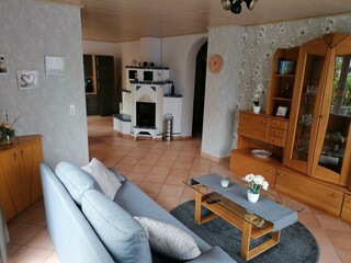 Einblick aus dem Wohnzimmer