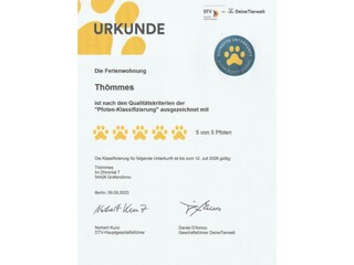 Pfotenklassifizierung 2023