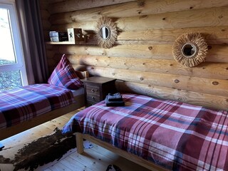 Schlafzimmer mit Einzelbetten