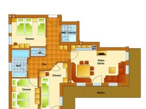 Deluxe Apartment mit 3 Schlafzimmer und Südbalkon - Reith im Alpbachtal - image1