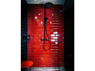 Söll_AparthotelOldSchool_Dusche_WilderKaiser