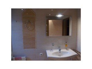 Badezimmer in der Ferienwohnung Reimair
