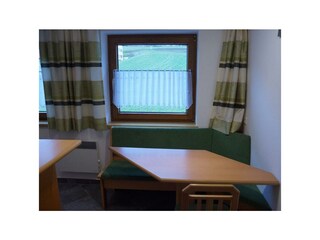 Essbereich in der Ferienwohnung Reimair