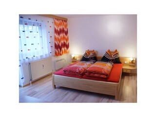 Schlafzimmer in der Ferienwohnung (1.Stock)