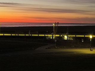 Sonnenuntergang am Kutterhafen