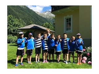 Fußballkinder in der Villa Talheim