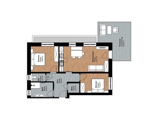 Grundriss Appartement
