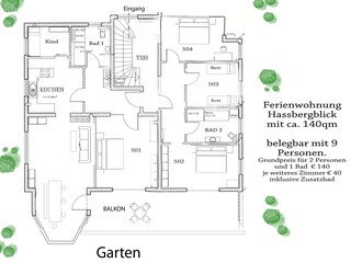 Grundriss Hassbergblick